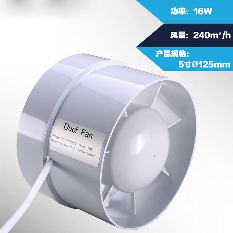 5 inch tube type ventilation fans To take over the ...