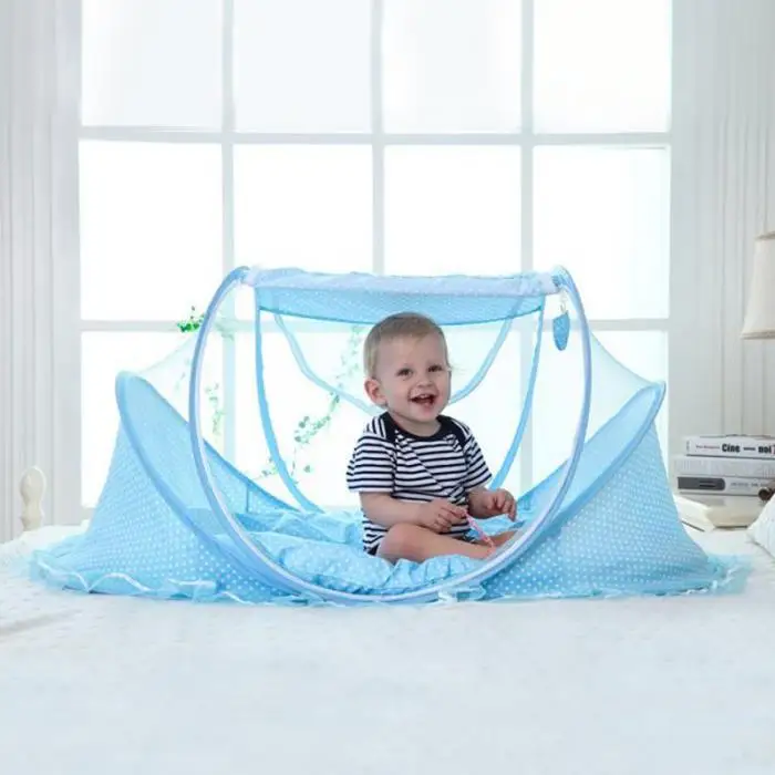 Foldable Baby Mosquito Net Tent Netting Portable for Crib Cot Bedroom Outdoor M09