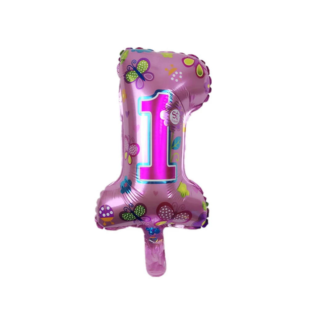 

1 pcs Baby Birthday Balloons Film Foil Wedding Banquet Party Decoration Balloon 1 Year Old Toddler Baby Balloon Toys