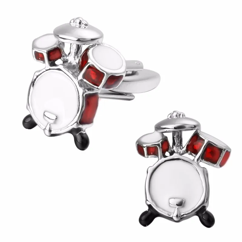 C-MAN Luxury shirt Golden cylinder cufflink for mens Brand cuff buttons cuff links High Quality abotoaduras Jewelry