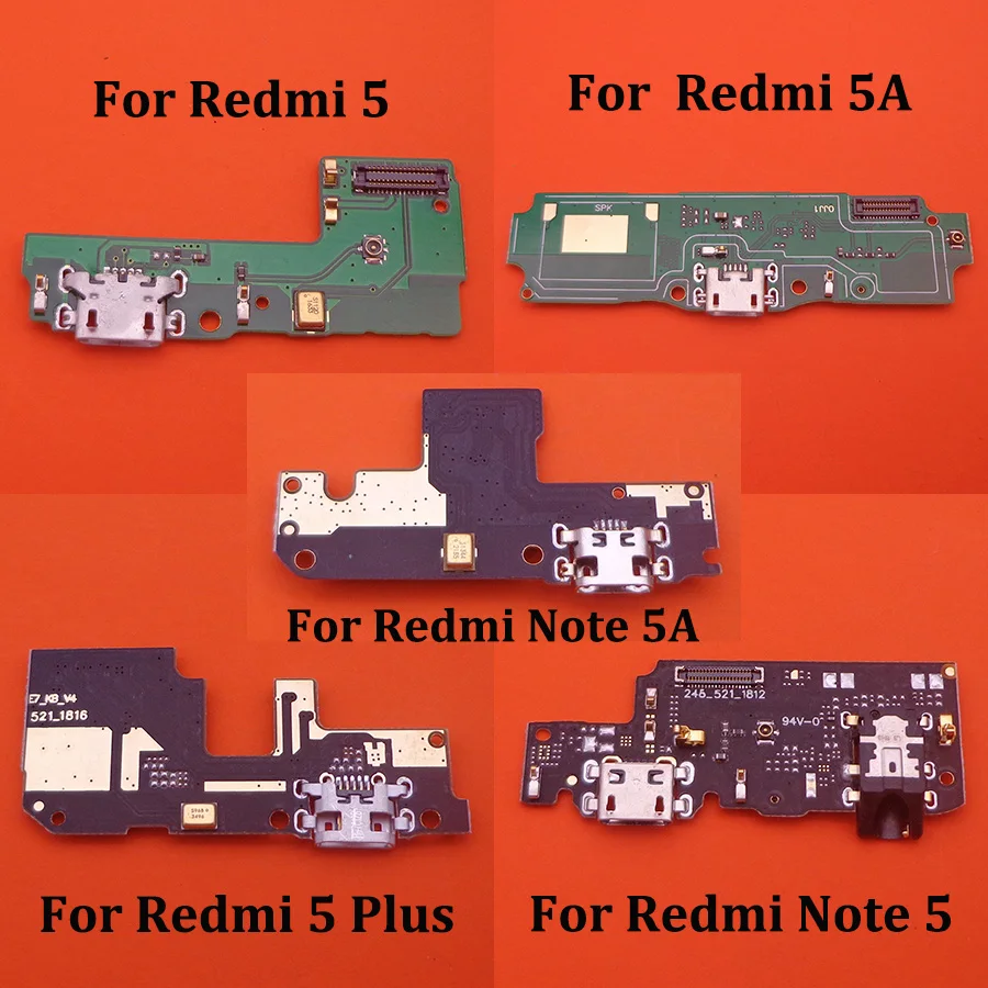 For Redmi  5  5A Plus PCB  USB Connector Port Board FPC Dock 