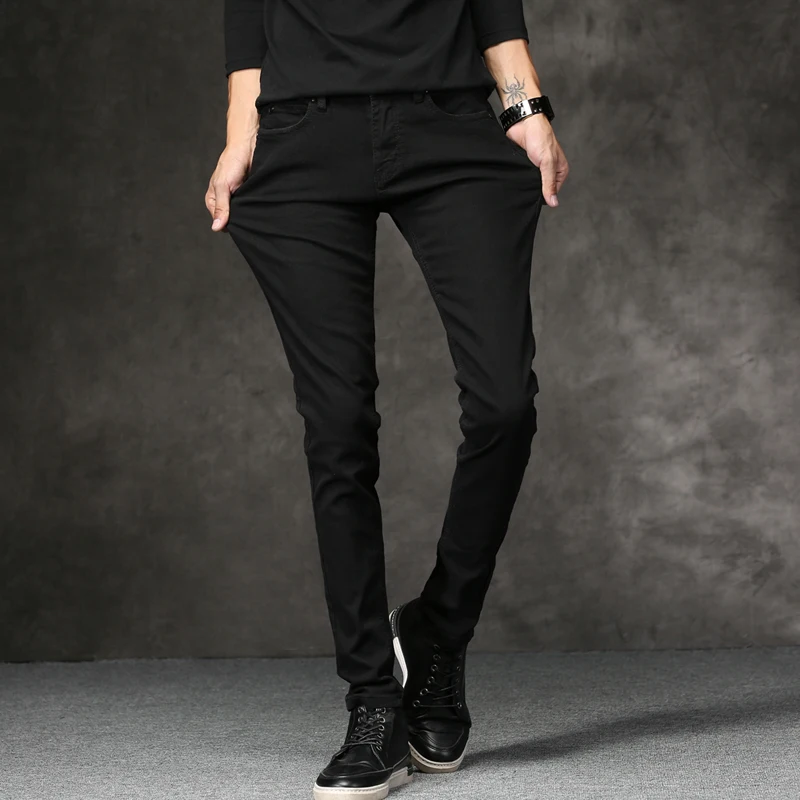2019 Spring New men Jeans Black Classic Fashion Designer Denim Skinny Jeans men's casual High Quality Slim Fit Trousers 2019 Spring New men Jeans Black Classic Fashion Designer Denim Skinny Jeans men's casual High Quality Slim Fit Trousers
