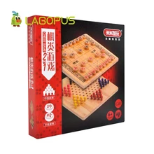 Lagopus Классическая семейная игра шашки деревянная игрушка античные китайские шахматы бесплатно и международная игра-головоломка для детей