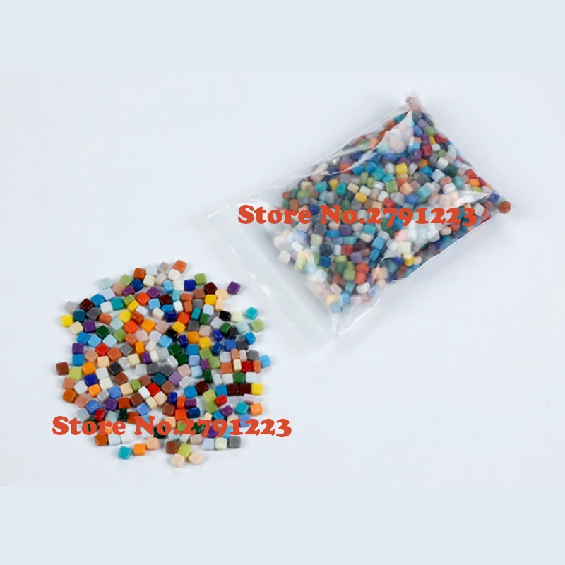 

300pcs all jade creative art mosaic DIY parent-child hand-made loose particulate material