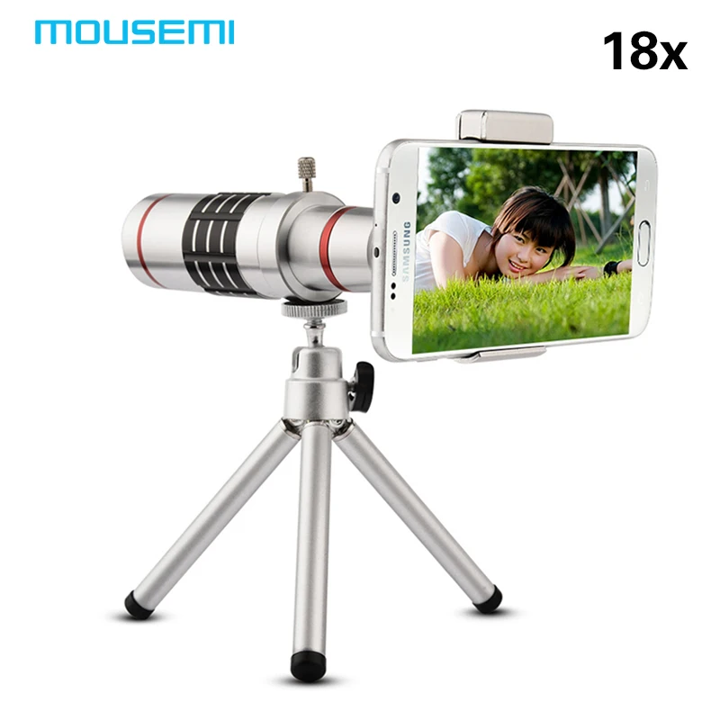 New 18x Zoom Optical Telescope Mobile Telephoto Lens With Tripod For Samsung Universal Mobile Phone Lens