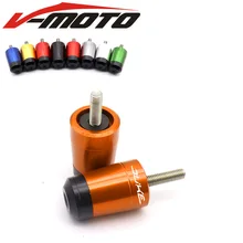 Для KAWASAKI Z750R 2011-2012/Z750S 2005-2006 Аксессуары для мотоциклов с ЧПУ Алюминий руль акустическая система заканчивается Кепки защитный ползунок передней вилки мотоцикла