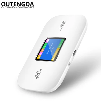 Portable Unlocked 100Mbps Mini 3G 4G WIFI Router Car Travel-use Wireless LTE Mobile WiFi Hotspot 3G/4G Router with SIM Card Slot