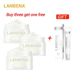 Купить 3 получить 1 подарок LANBENA Улитка ремонт отбеливающий крем для лица дневной крем шт. + Сыворотка для глаз темный круг кожи увлажняющий
