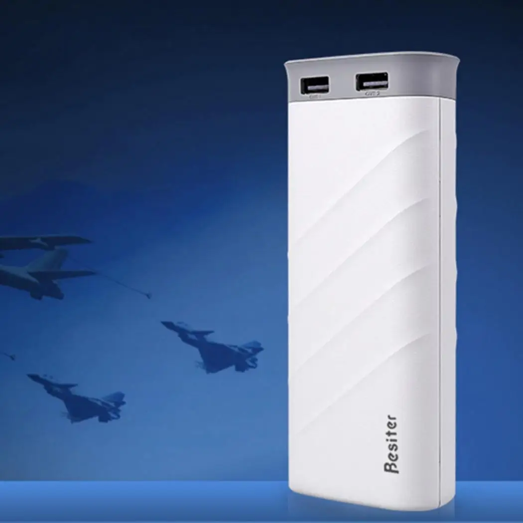 

Large Capacity Mobile Power Portable Dual Charge Cable USB Output 5.5V Charge Home, Office, Outdoor Power Bank