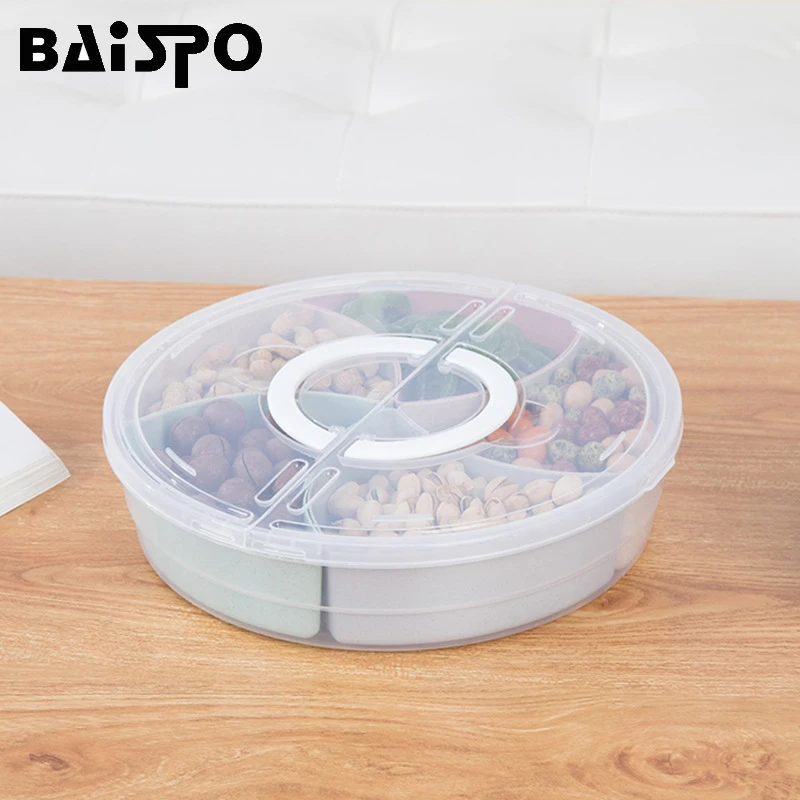 BAISPO Creative Plastic Dry Fruit Containers Snacks Seeds Storage Box