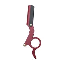 Нержавеющая сталь сменный Тип лезвия портативный держатель бритвы прочный без лезвия Парикмахерская бритва ручка Парикмахерские удобный триммер