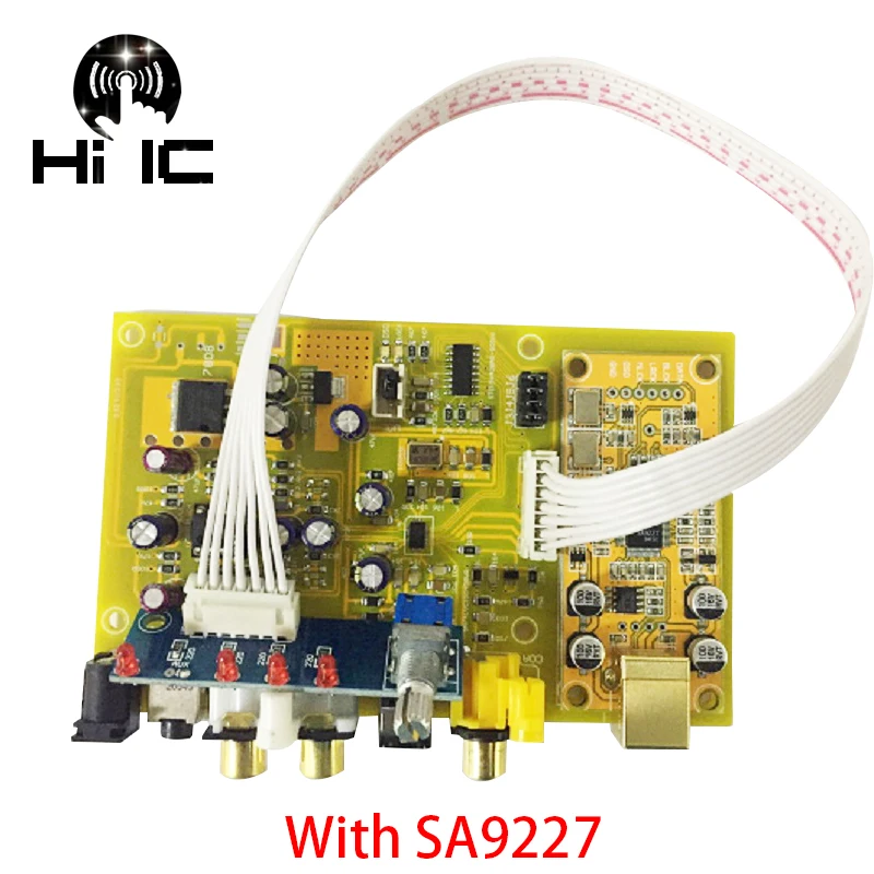 ES9038 Q2M I2S DSD оптический коаксиальный вход HiFi декодер DAC выход для наушников