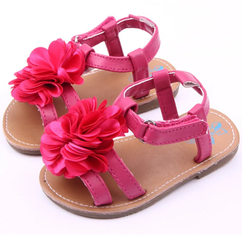 pink baby sandals