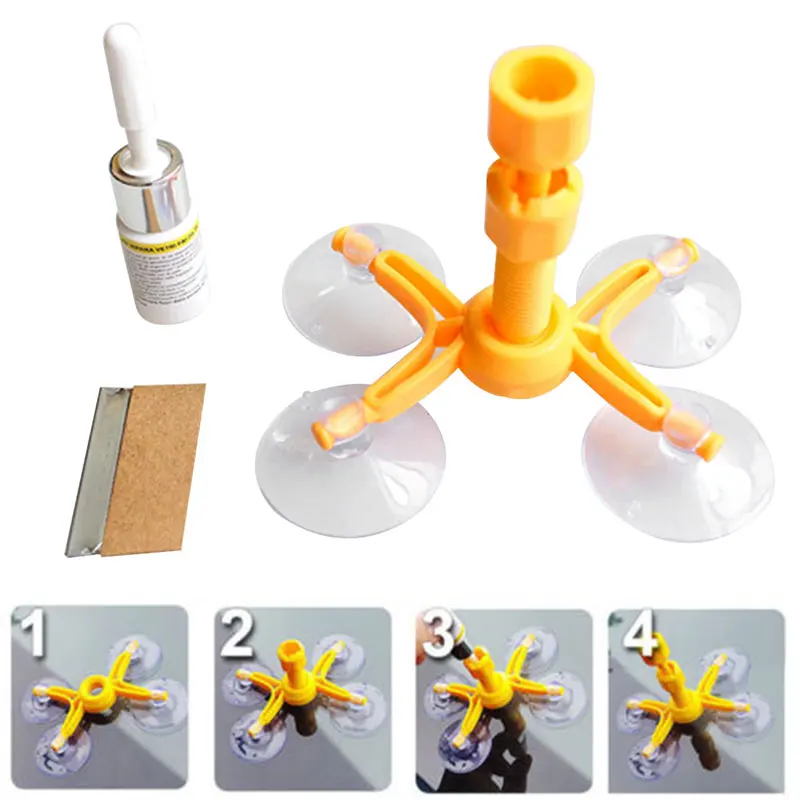 

DIY Car Window Repair Kits Windshield Repair Glass Scratch Crack Restore Repair Tool Polishing Car-Styling