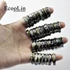 50Pcs EcooLin Brand Fashion Natural Shellfish Abalone Shell 316L Stainless Steel Rings For Women Jewelry Lots Bulk LR4029 2