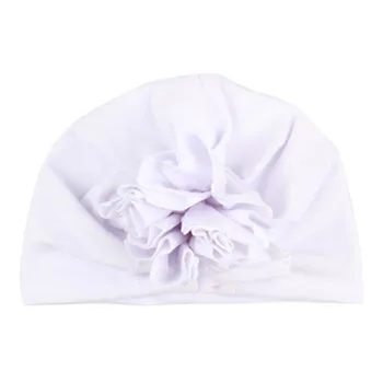 

Girl Baby Bow Beanie Cap Infant Cotton Turban India Hat Hair Accessories Cute Baby Girls Head Wrap Band Hat Hair Loss Cap