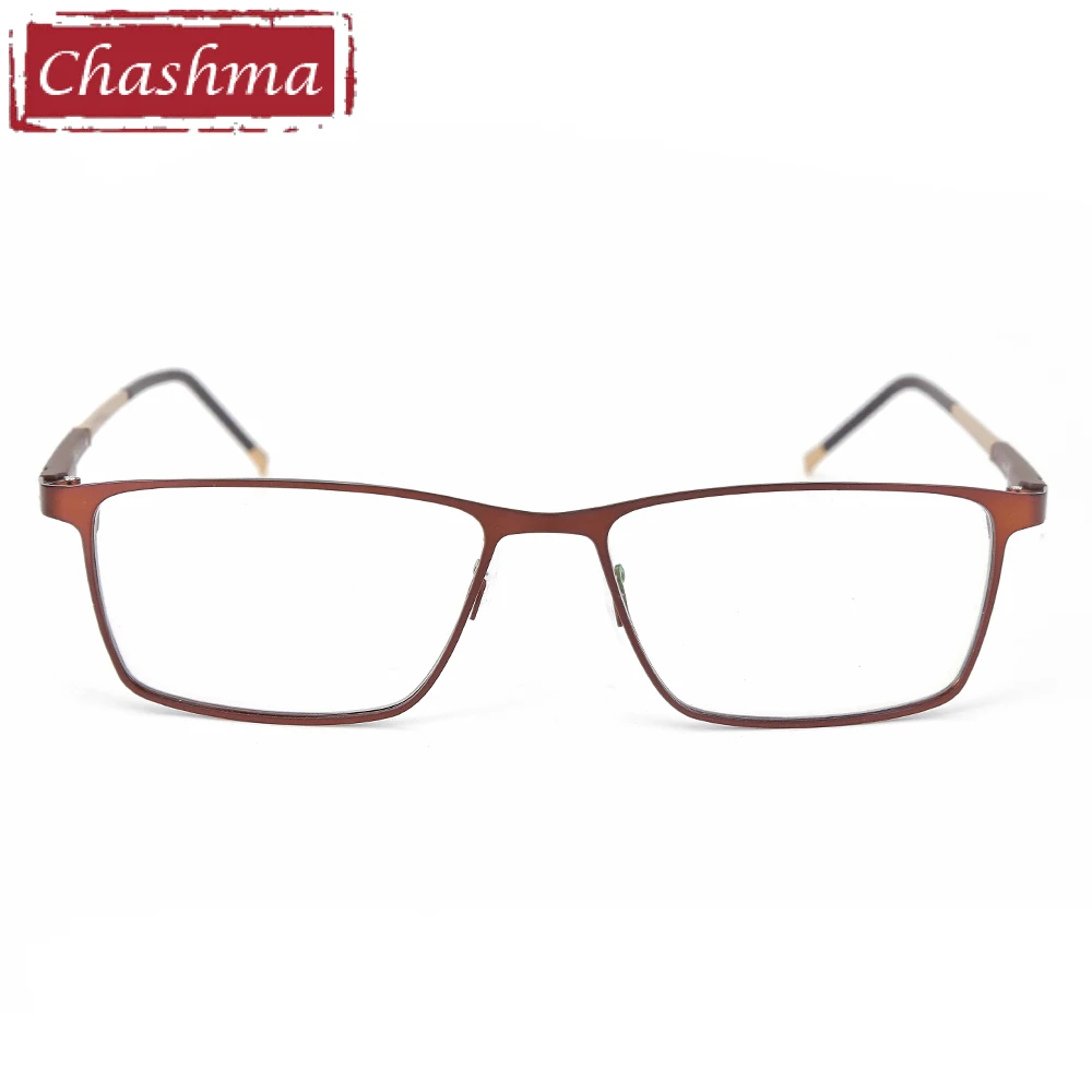 Стильная брендовая оправа для очков Chashma из сплава мужская Большого Круга