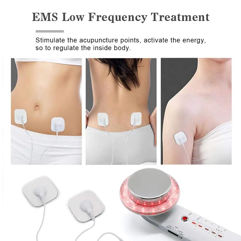 Cavitação Ultra-sonografia Anti Celulite Slimming Body Massager Led Galvânica Ion Terapia Ultra-sônica Máquina 6in1 Ems 7 6in1 Cavitação Ultra-sonografia EMS Anti Celulite Slimming
