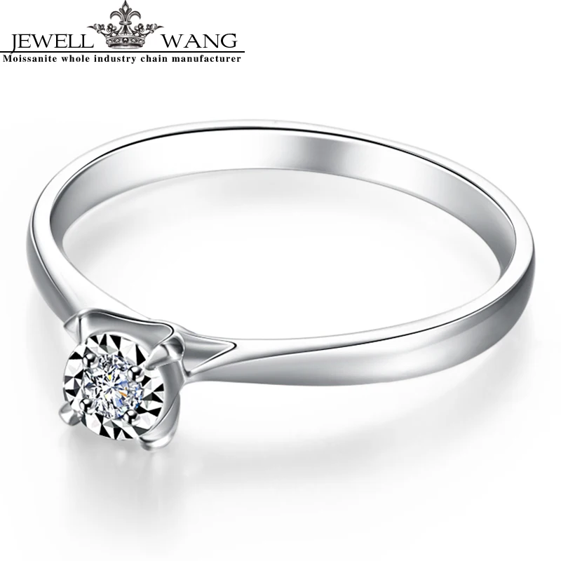 Кольцо из белого золота 18 К с бриллиантами 0 4 карата|ring for|rings for womenring gold |