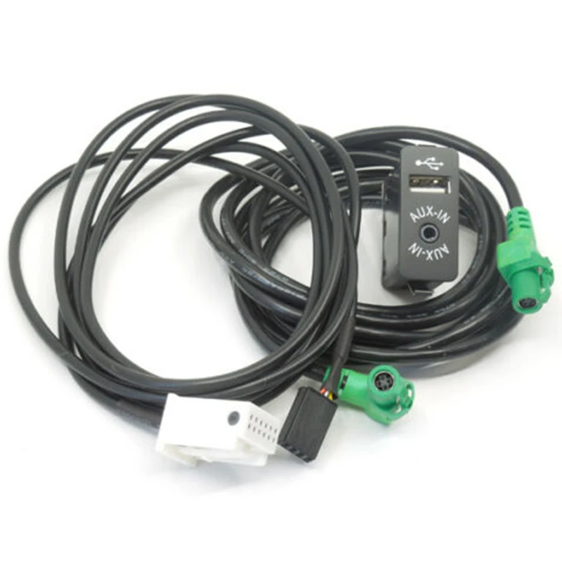 AUX USB розетка с выключателем провод кабель для BMW E60 E63 E81 E70 E71 E90 F12 F30 F10 F25