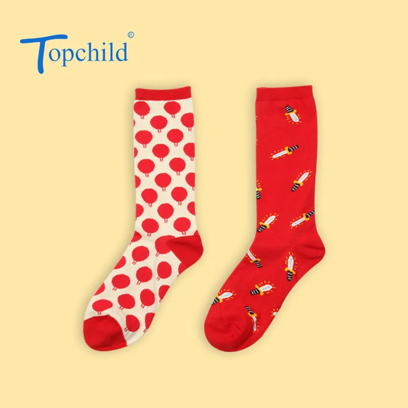 Topchild/креативные носки с иллюстрациями рисунками животных зимние толстые теплые
