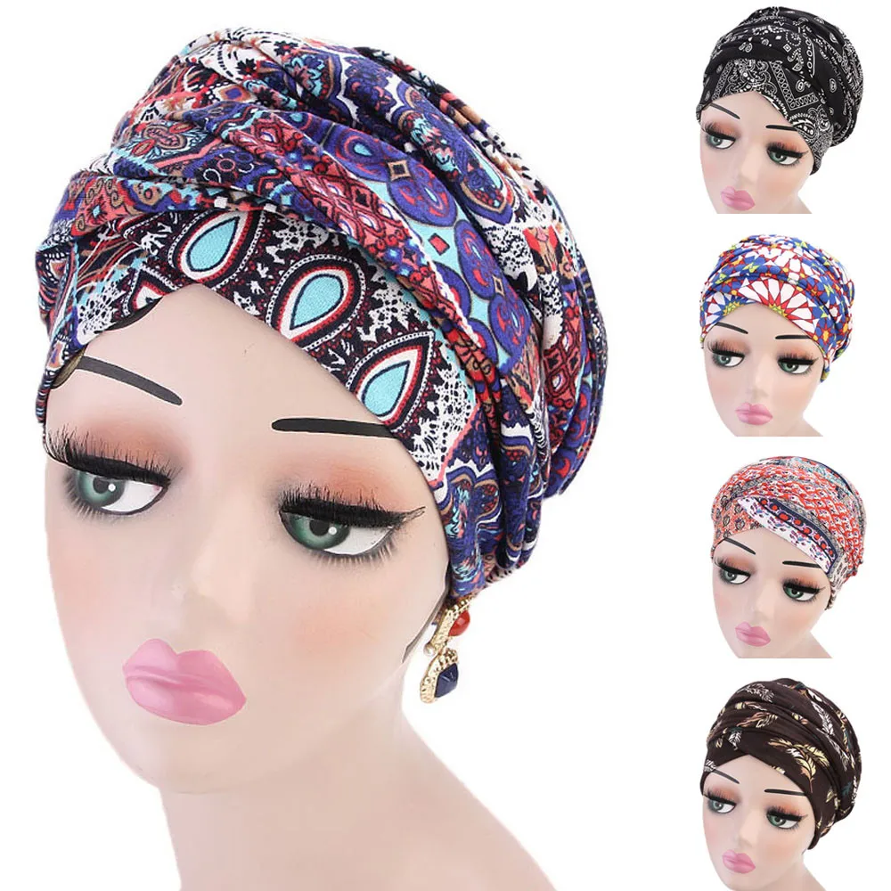 Модная повседневная женская шапка-тюрбан, мусульманский шарф-бини, женская шапка, головной убор, аксессуары для одежды