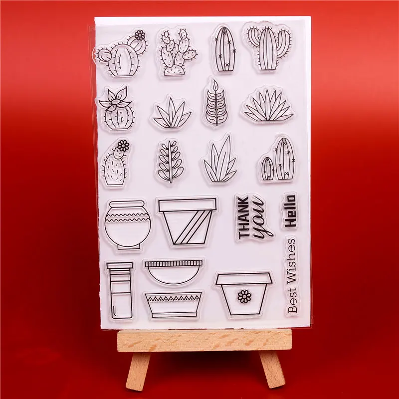 

Cactus Transparent Clear Stamp for DIY Scrapbooking/photo album Decorative Card making