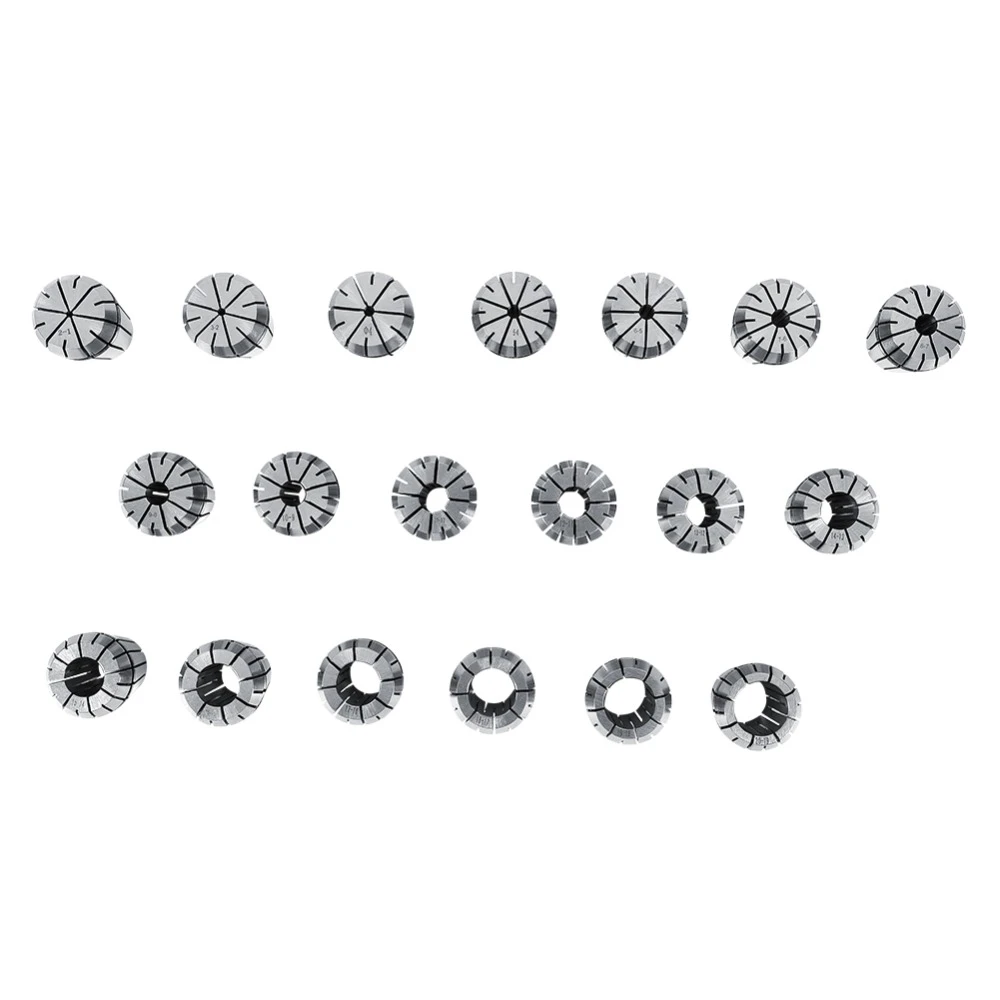 Set di 19 pinze di precisione ER32 per fresatrice CNC e utensili 2-20 mm