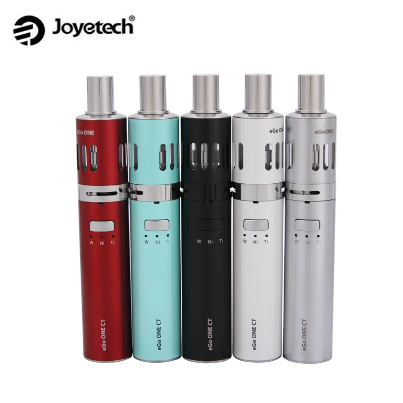 

Original Original Joyetech eGo One CT Kit Temperature Control Starter Kit with 1100mah 2200mAh Capacity Battery in stock