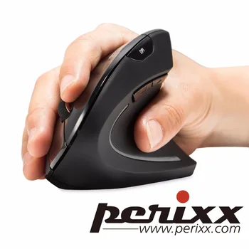 

New Perixx PERIMICE-713 2.4GHz Optical Wireless Ergonomic Vertical Mouse Computer Mouse For Desktop Notebook