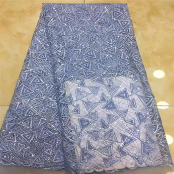 

High Quality French Sequins Lace Fabric Embroidery Onion Color Latest Tulle Fabrics Lace 2019 Nigeria Lace Sequine For Weddings