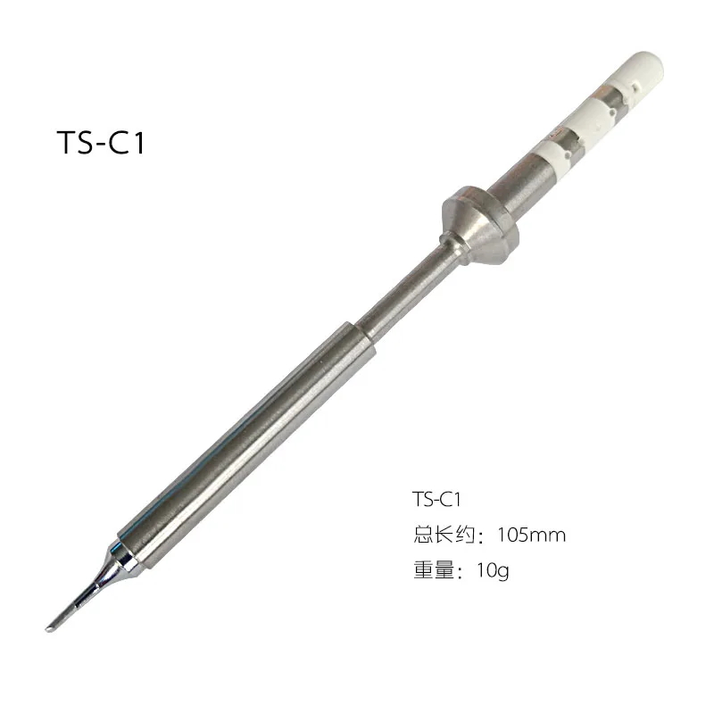 Мини TS100 наконечники для паяльника, аксессуары для пайки, паяльный наконечник 105 мм для TS100 Мини паяльная станция K KU I D24 BC2 C4