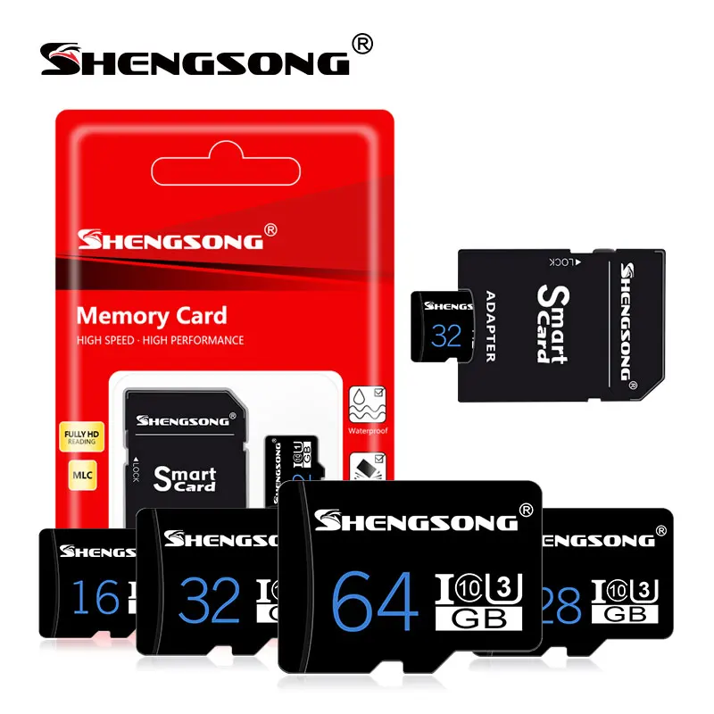 

New arrival Microsd Memory Card 8GB 16GB 32GB Micro SD Card cartao de memoria 128gb C10 mini flash Card 64GB 128GB carte sd card