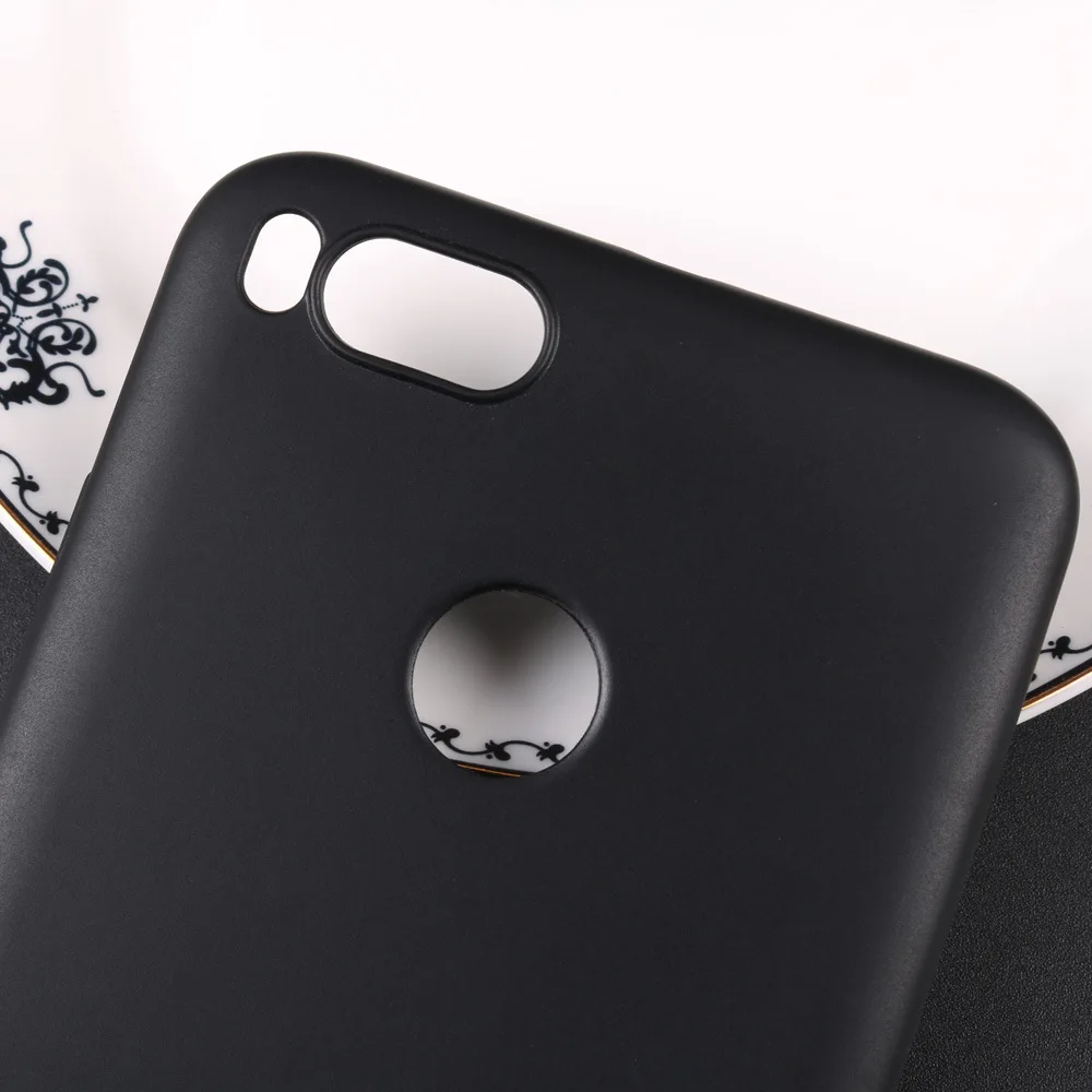 Для Xiaomi Mi 5x полный корпус ТПУ Защитная мягкая задняя крышка гибкий матовый чехол для Xiaomi Mi 5X5,5 дюймов смартфон/черный