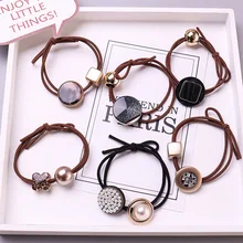 1 шт., веревка для волос для девочек, резинка для волос на голове подчеркивающий индивидуальность галстук для волос, женская головная веревка, простое взрослое новое кольцо для волос G0409