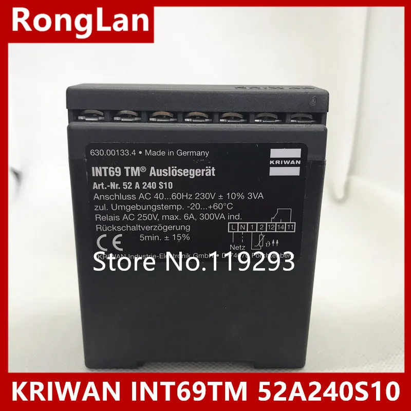 [BELLA] Man KRIWAN INT69TM 52A240S10 52A240S52 Corey Copeland модуль контроля защиты компрессора (в