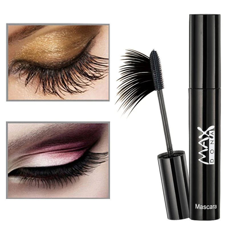 

New Hot Natural Fast Dry Mascara Waterproof Black Eyes Lash Extension Curling 3D Mascaras Makeup Cosmetics