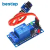 1-канальный релейный сенсорный модуль с платой отслеживания для Arduino, постоянный ток, 5 В, 12 В ► Фото 1/6