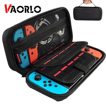 

For Nintend Switch Console Portable EVA Storage Bag Dual Interlayer Game Card Holder Carrying Protective Case Pouch For Nintendo