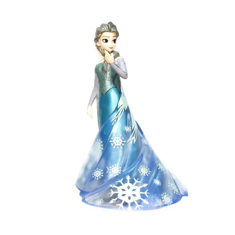 

Forzen Princess doll Queen Elsa 14cm PVC Action Figure Collection Model Kids Toy