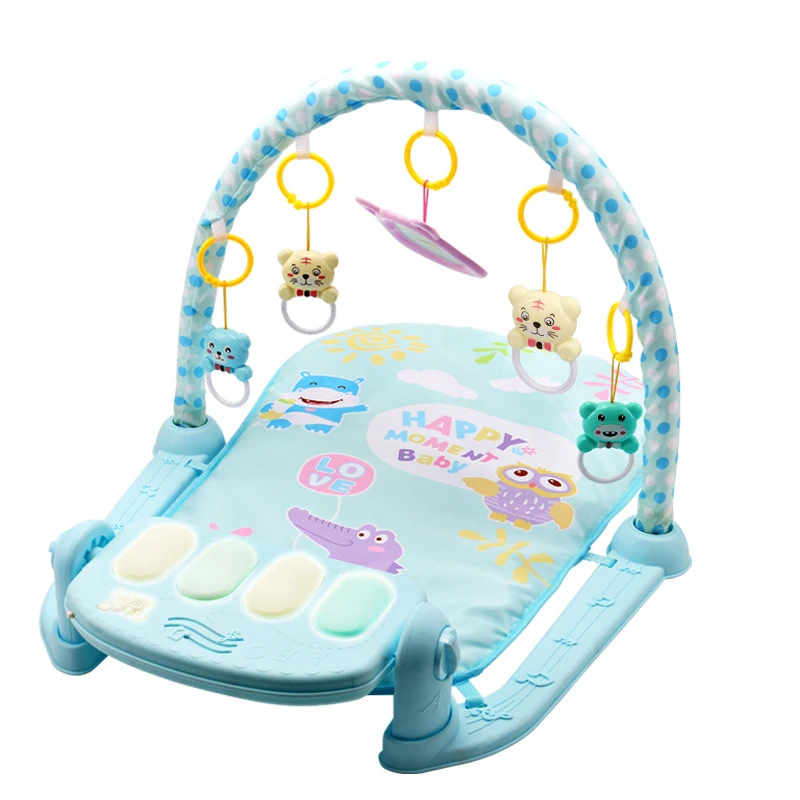 QWZ 3 в 1 детский игровой коврик детские спортивные игрушки мягкое освещение