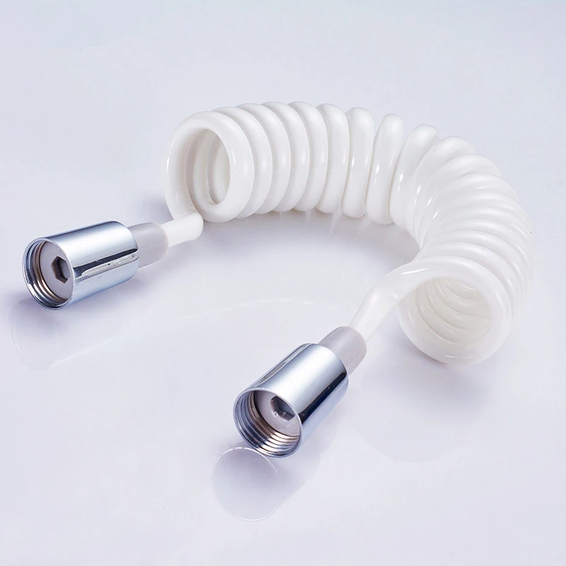 1.5 meter bidet faucet hose Stretch & springback PVC white shower hose