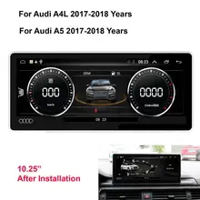 COIKA 10,2" Автомобильный ips сенсорный экран стерео для Audi A4L A5 B9- Android 9,0 система gps рекордер wifi Google SWC CarPlay