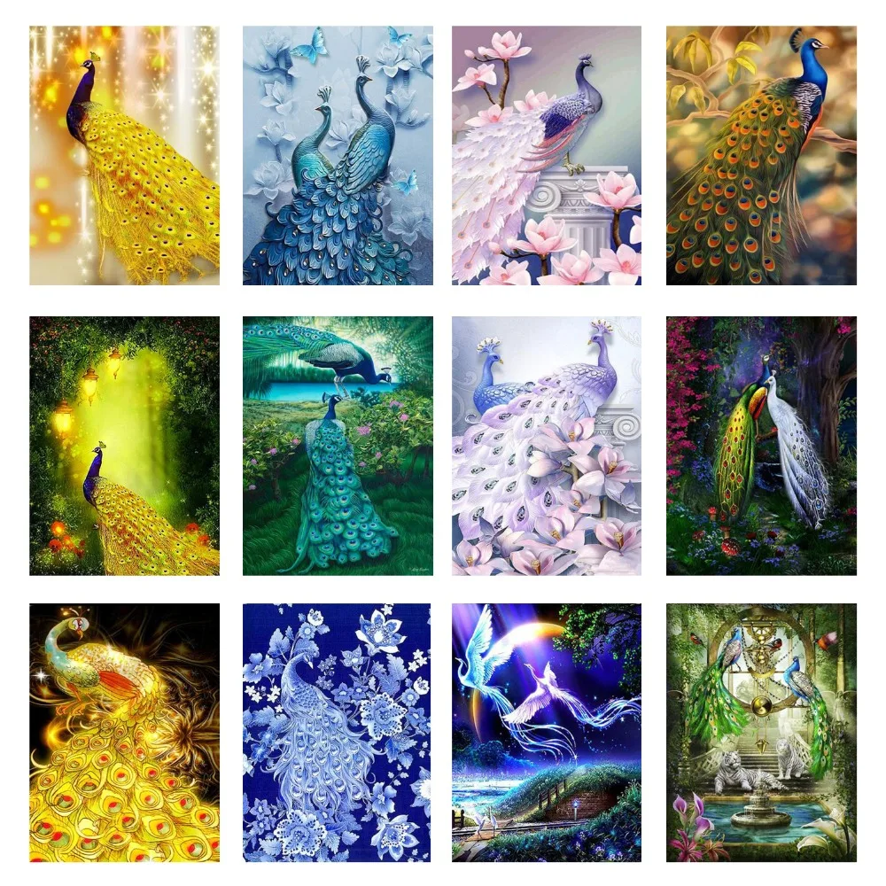 

diamond painting peacock