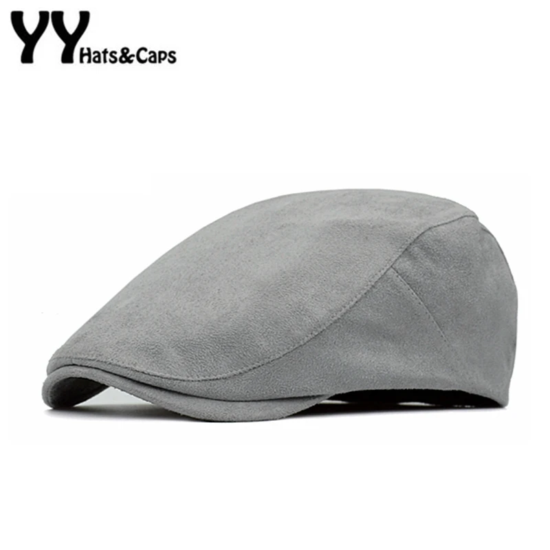 suede fitted caps