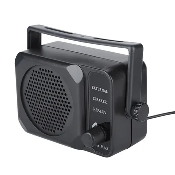 

SOONHUA Car Mobile Radio External Speaker 3.5mm Mono Jack For Yaesu Kenwood Icom FT-7800R FT-8900R TM261