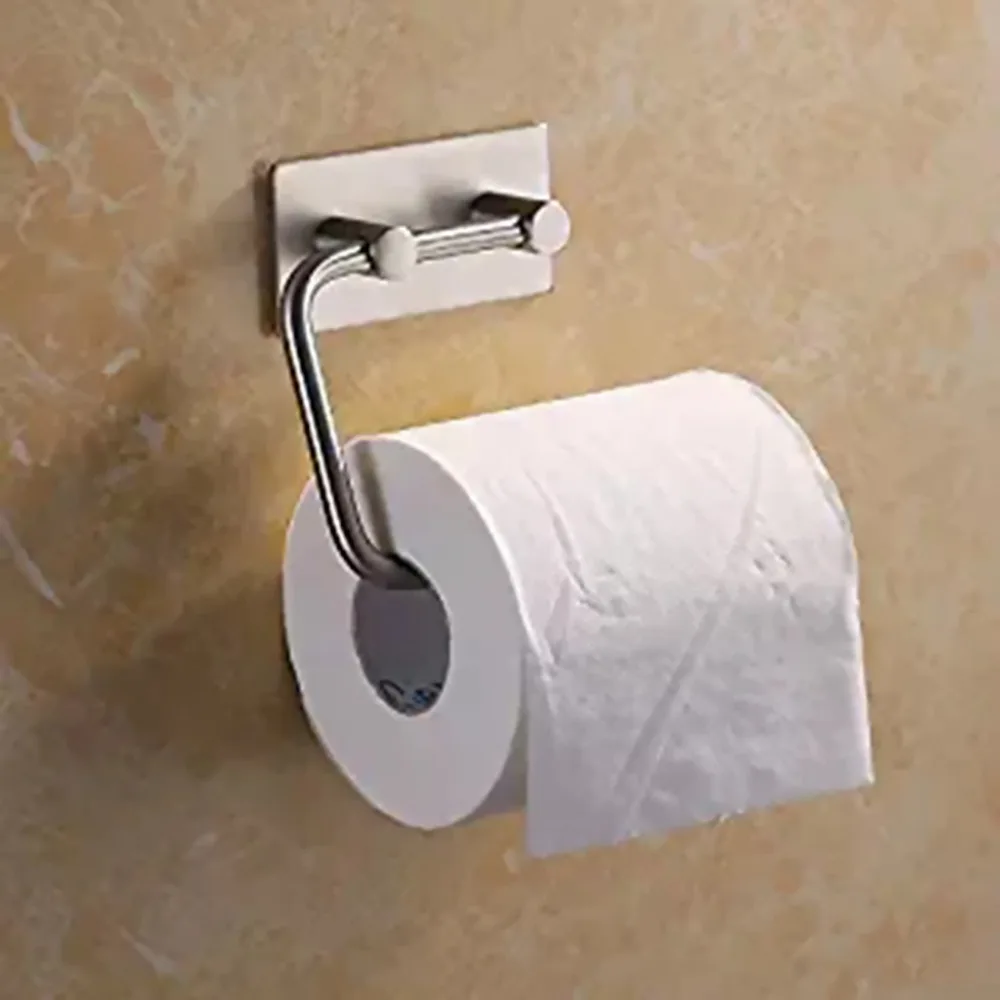 Держатели для бумаги самоклеющиеся держатель для туалетной бумаги из нержавеющей стали устройство подачи бумажных салфеток рулон держатель для полотенец