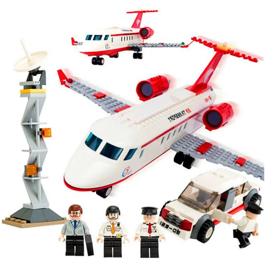 

334pcs Original Brand Super Aircraft Model Building Blocks DIY Assembly Bricks Private Plane Action Figure Toys for Children