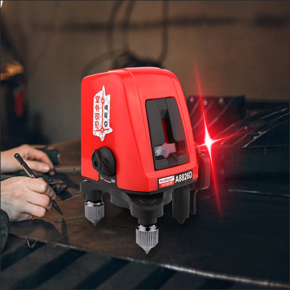 Battery Included 360° Magnetic Base Laser Levels for Construction Meterk 49FT Red Cross Line Laser Level Self Leveling with Brightness Adjustment Laser Level Battery Included 360° Magnetic Base Laser Levels for Construction Meterk 49FT Red Cross Line Laser Level Self Leveling with Brightness Adjustment Laser Level