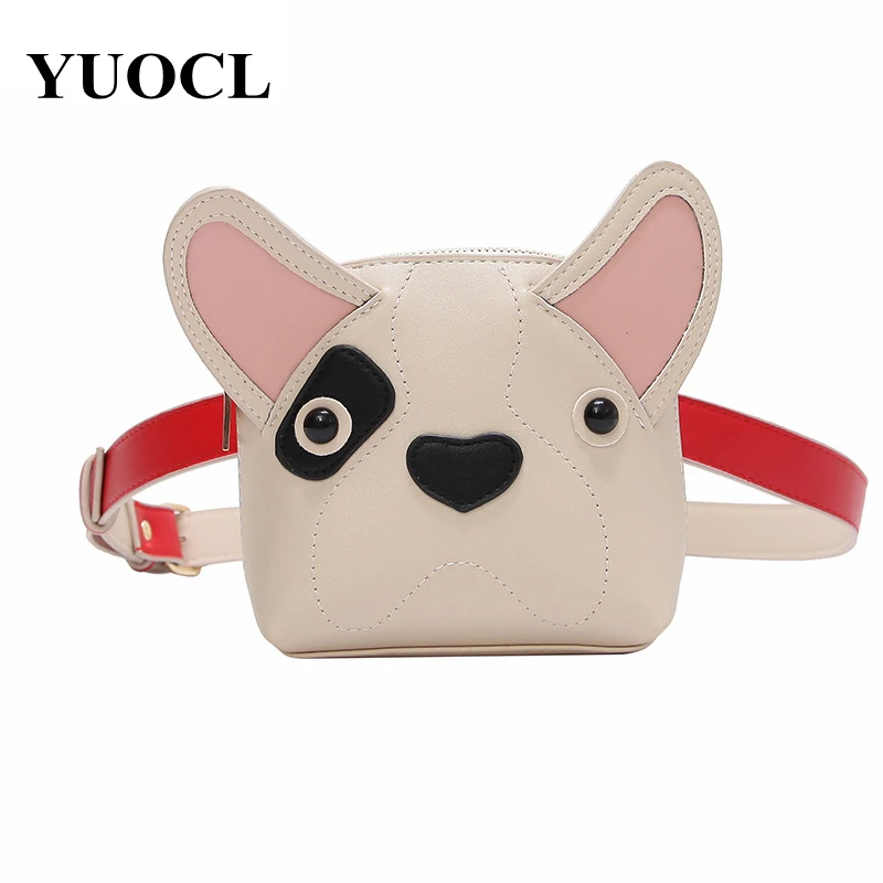 

2018 crossbody bags for women leather handbags luxury handbags women bags designer Belt Bags Dog Shape Waist Packs sac a main